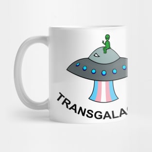 Transgalactic Trans Pride Alien Mug
